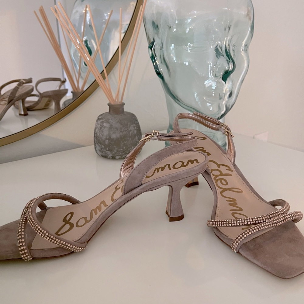 NIB Sam Edelman Ronan Embellished Strappy Heels